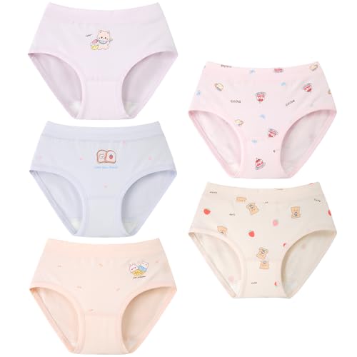 Little Girl Underwear Toddler Panties Big Kids Undies Soft 95% Cotton
