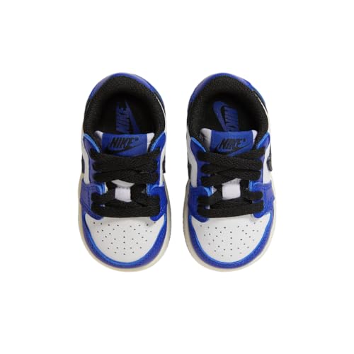Jordan 1 Retro Low OG Toddler's (FQ5435-140, White/Black-Game Royal-Sail)4