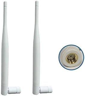 WiFi Antenna Dual Band 2.4/5g 5dBI MIMO Antenna with RP-SMA Connector for Drone Transmitter/Wireless Router Range Extender Network Card USB Adapter IP Security Camera (RP-SMA 2Pack)
