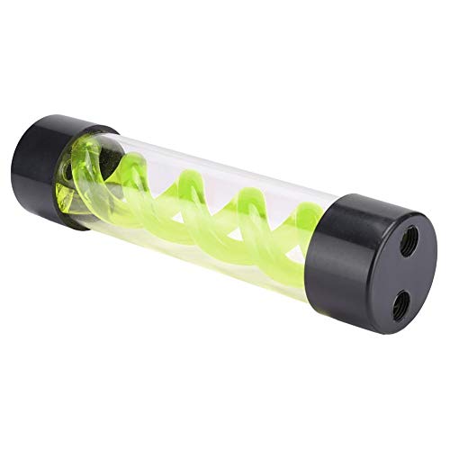 ASHATA Serbatoio di Raffreddamento ad Acqua, Serbatoio di Acqua 200 MM con Filettatura G1/4 per PC Desktop Computer Cooler Accessorio CPU Radiatore Pompa di Raffreddamento ad Acqua(Verde)
