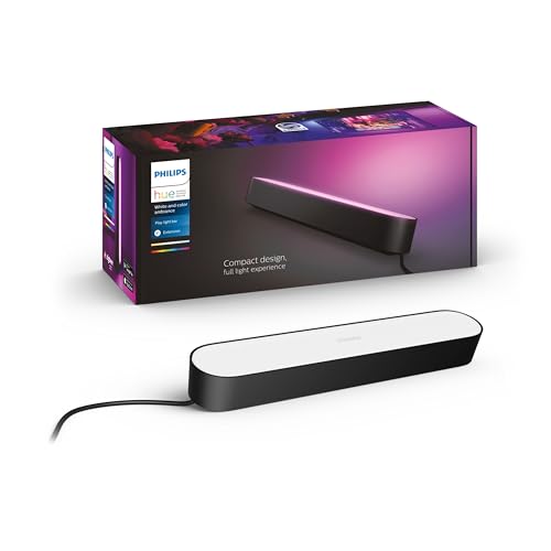 Philips Hue Play extension x1 - Noir, White & Color Ambiance, fonctionne avec Alexa, Google...