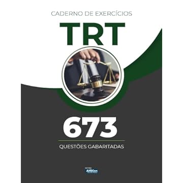 Capa do livro Caderno de Exercícios - Tribunal Regional do Trabalho