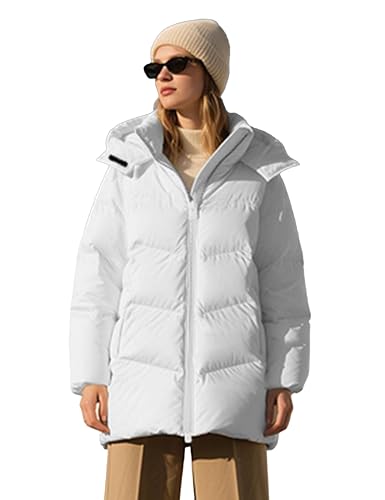 wantdo Women's Warm Winter Coat Hooded Thicken Puffer Jacket Heavy Parka (Available in Plus Size)