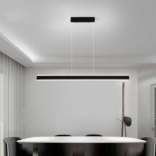 Lámpara de mesa de comedor con mando a distancia y altura regulable de luz blanca