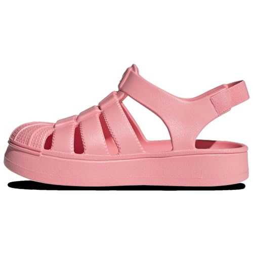 Adidas Originals Superstar Sandal - Girls' Preschool (JI2799, Semi Pink Spark/Semi Spark)2