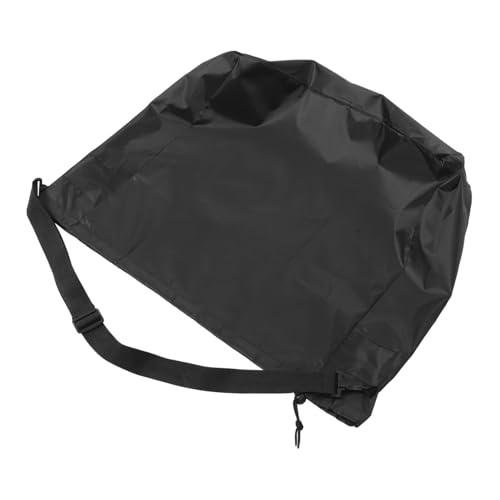 SUPVOX Cubierta De Polvo del Carro con Bolsa De Cochecito Bolsa para Bebés Bolsa Organizadora De Cochecito Bolsa De Cheques De Puerta Acolchado Cochecitos Black Paño