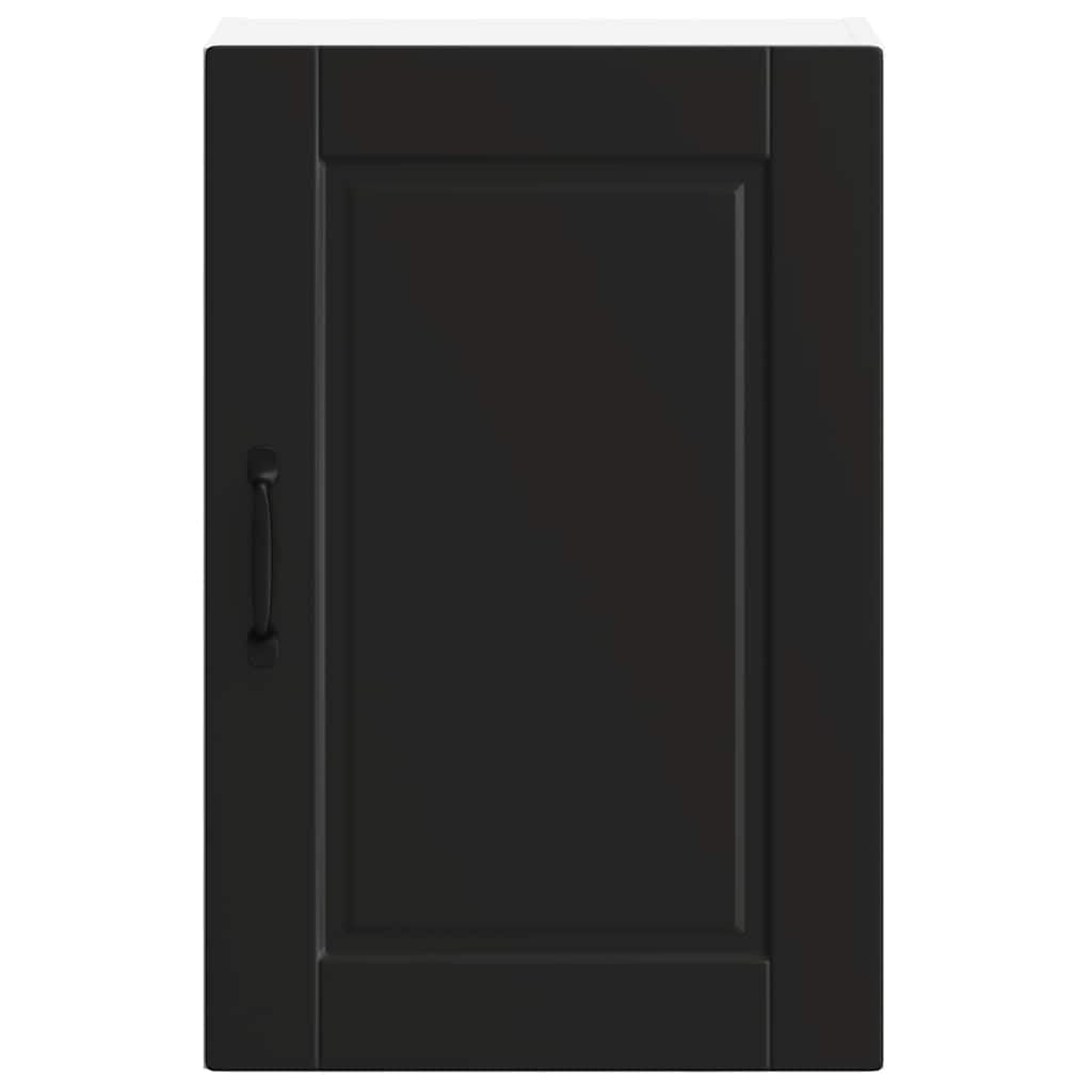 vidaXL Armoire Murale de Cuisine Porto Noir Bois d'ingénierie
