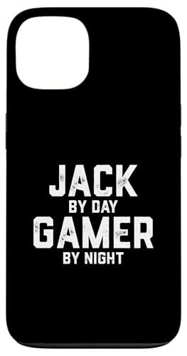Jack Gamer ハロウィンゲームコスチューム 男性用 ジャックという名前入り スマホケース iPhone 13 用
