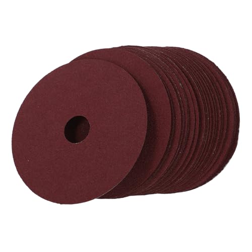 KALLORY 25pcs Sanding Pads for Angle Grinder 4.5 Inch Sandpaper Polishing Discs 120 Grit for Wood Metal Furniture