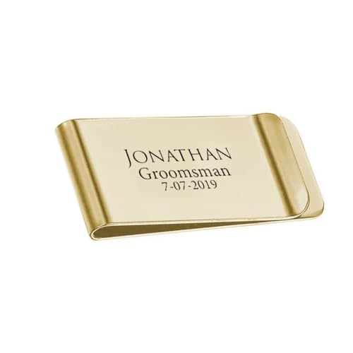 Personalized Money Clips for Men,Stainless Steel Custom Money Clip Laser Engraved Last Name Money Clips for Cash Wallet Gift4