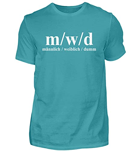 T-shirt pour homme original en taille L coloris turquoise