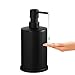 BVL Nero Dispenser Sapone, 500ml Distributore di Sapone Liquido Facile da Premere, Antiruggine Dispenser di Sapone Realizzato in Materiale Sicuro