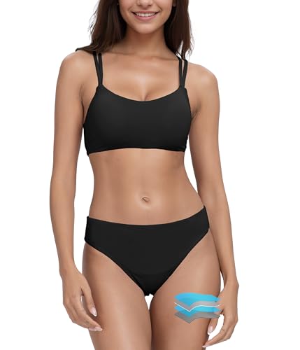 Beautikini Period Swimwear for Teens Menstrual Leakproof Taylor Bikini Top Period Bikini Swimsuit Bathing Suit for Teens Girl