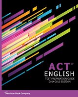 Paperback ACT English Test Preparation Guide: 2014-2015 Edition Book