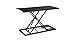 E3 Compact Stand Up Desk Converter (Black) by Uplift Desk