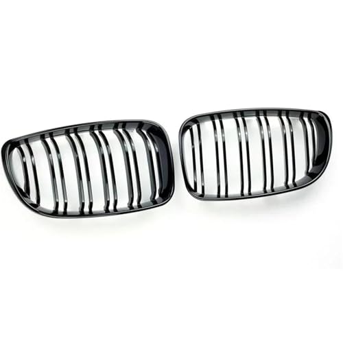 Calandre pour BMW double ligne noire brillante grille avant de calandre