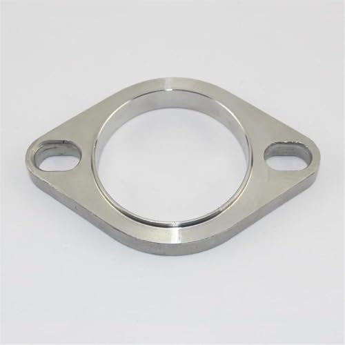 Tuyaux d'échappement voiture 63mm avec bride mobile soudée à 2 trous pour réparer les fuites