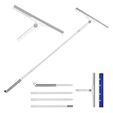 Facile à nettoyer et à ranger : contrairement aux balais traditionnels, le raclette sol ne s'emmêle pas dans les poils d'animaux. Sa plaque en silicone se démonte facilement pour être lavée, ce qui permet de le nettoyer rapidement après chaque utilisation. Il est particulièrement adapté aux ménages avec des enfants et des animaux domestiques. Le manche est équipé d'une boucle de suspension pour un rangement et un séchage pratiques