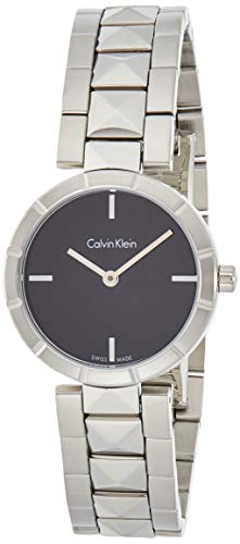 Calvin Klein Orologio Analogico Quarzo Donna con Cinturino in Acciaio Inox K5T33141