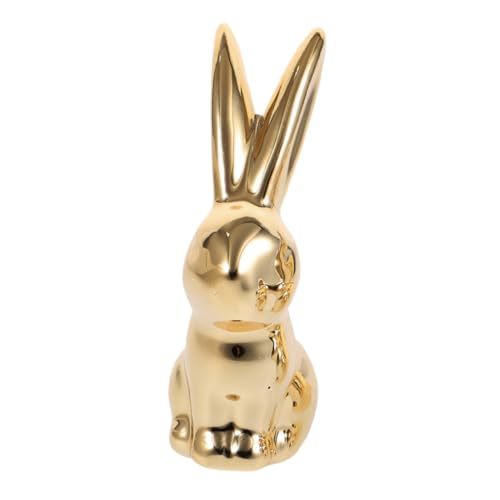 Figurines de lapin en céramique pour revitaliser un meuble trop vide