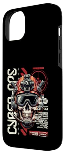 Coque iPhone 14 Plus Sci FI Cyber Ops 700 pour le quotidien urbain