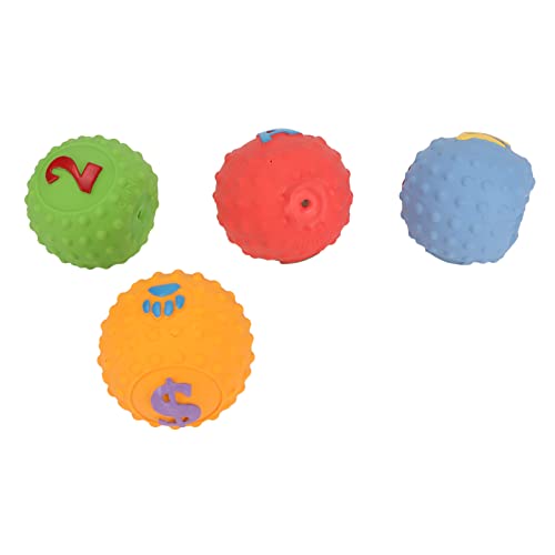 Juguete mordible interactivo de látex para perros 4 piezas miniatura 4