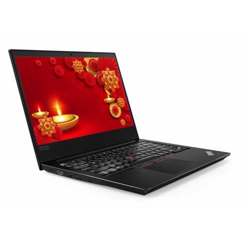 Image of (Refurbished) Lenovo E480 7th Gen Intel Core i3 Thin & Light Laptop (8 GB DDR4 RAM, 256 GB SSD, 14 inch HD Display, Windows 11, MS Office, WiFi, BT, Webcam, Intel HD Graphics)