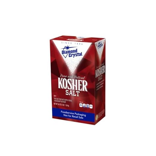 Diamond Crystal Kosher Salt – Full Flavor, No Additives and Less Sodium - Pure and Natural Since 1886 - 3 Pound Box