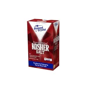 Diamond Crystal Kosher Salt – Full Flavor, No Additives - Pure and Natural Since 1886 (Restaurant Pack) - 3 Pound Box