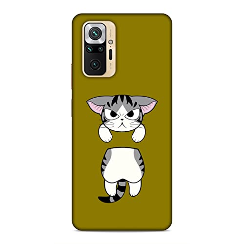 Image of Printed Mobile Back Hard Case Cover for Xiaomi Redmi Note 10 Pro Max | Angry Baby cat, Cute cat,-2178