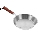 ERINGOGO Poêle à Omelette 12 CM en Inox 304, Fond Plat, Revêtement Antiadhésif, Poignée Ergonomique Sécurisée pour Usage Quotidien et Repas Entre Amis