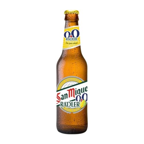 Cerveza Caja de 24 unidades San Miguel Radler 0,0 Botellín Tercio 33 cl Sin Alcohol