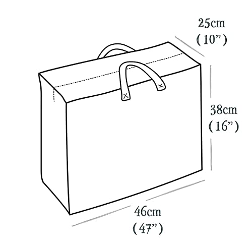 CKB LTD Storage Bag Large Heavy-Duty Multi-Use General 50L For laundry, Home Decorations Tools Garage Shed Loft Jumbo Size Zip-Up Sack With Wipe-Clean Surface And Strong Handles - Image 2