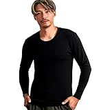 SILVER BULLET CavariA キャバリア メンズ ユニセックス 長袖 Tシャツ クルーネック 着る毛布 CANF24-02【-】 (48(XL), BLK(ブラック))