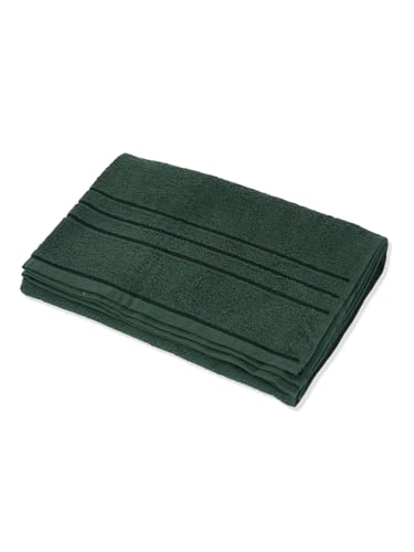Image of Monte Carlo Essential 100% Cotton Bath Towel | 380 GSM Lightweight & Quick Dry | Soft Absorbent Compact Towel 60x120 cm | Bathroom Towel for Gym, Travel & Daily Use (Jazz) | Lilac Sachet