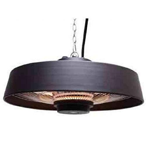 Deckenheizstrahler Heizpilz Heizung mit fernbedienung schwarz 3000 W Halogenstrahler Wärmestrahler