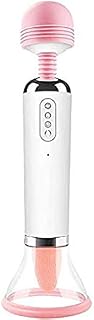 12 Speed Clítórs Sucking Wand, Handheld Vibrating Çlítórál Sucking Toy Oral Tongue Stǐmǖlātor