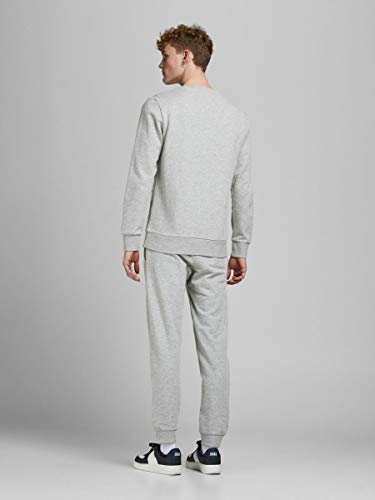 JACK & JONES Jjigordon Jjshark Sweat Pants Viy Noos Pantalon De Sport, Gris (Mélange Gris Clair Mélange Gris Clair), W (Taille du Fabricant: L) Homme - Image 5