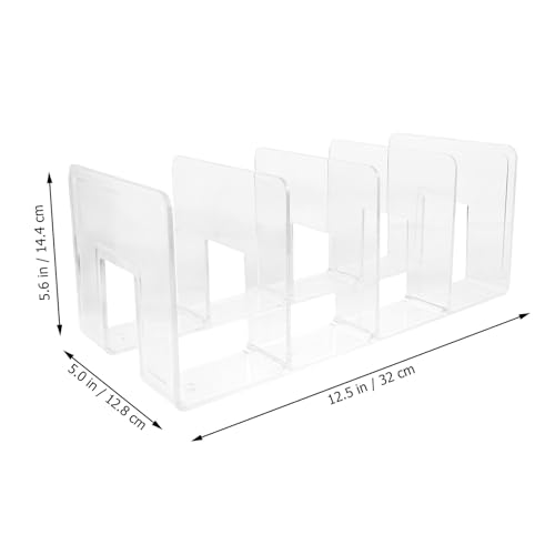 Support Multifonction Acrylique Housoutil pour Enrayer le Désordre et Trier vos Documents - 6