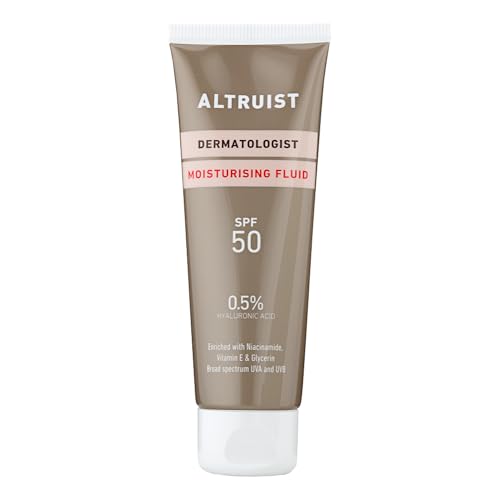 Altruist Daily Lightweight Moisturiser SPF 50 Broad Spectrum UVA/UVB Protection Anti-Ageing Formula Hyaluronic Acid Niacinamide & Vitamin E Hydrating Non-Greasy 50 ml