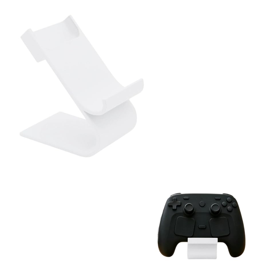 IFEEHE Desktop Holder Dock Display Stand Adjustable For Steam Controller 2 Game Accessories (Black)