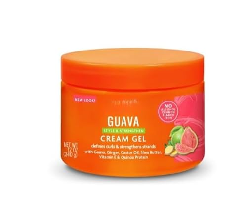 Guava & Ginger Curl Strengthening Cream Gel, 12 fl oz (1 Pack, Packaging May Vary)