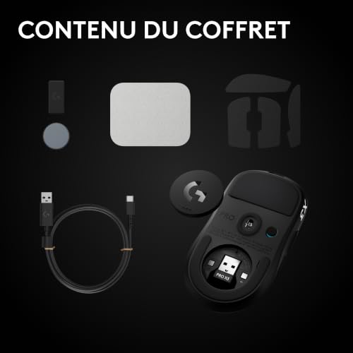 Logitech G Pro X3 SUPERSTRIKE, Souris Gaming sans Fil Lightspeed