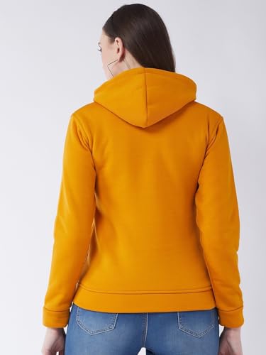 Image of Pivl Casual Solid Full Sleeves Stylish Women Fleece Jacket with Zipper Hoodie II Hooded Neck II Winter Wear