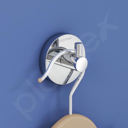 Image of Plantex Smero Pure Brass Made Hooks for Hanging Clothes and Towel in Bathroom /Robe Hook /Hanger for Living Room - Circle (Chrome)