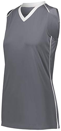 Augusta Sportswear Girls Rover Jersey S Graphite/White