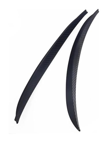 Guardabarros de fibra de carbono para coche: tiras de labios y cejas para arcos de rueda
