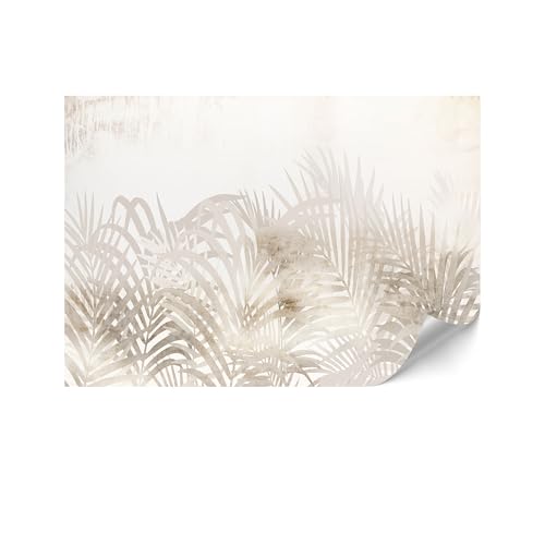 LUMASOUL Papel Pintado Pared 250x175 cm - Papel Pitando con Motivo Naturaleza - Papel Pared Moderno para Salón y Dormitorio - Fotomurales Fácil de instalar - Beige