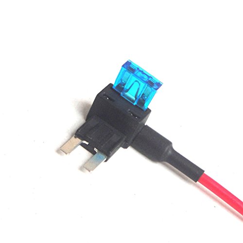 Qiorange 12v Car Add-a-circuit Fuse TAP Adapter Mini ATM APM Blade Fuse Holder Pack of 5 - Thumbnail 5