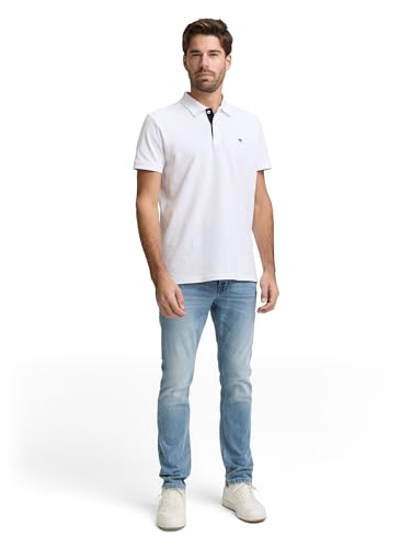 TOM TAILOR Herren 1042684 Josh Regular Slim Jeans mit Stretch, 10142 - Light Stone Blue Denim, 31W / 32L – Ansicht 6